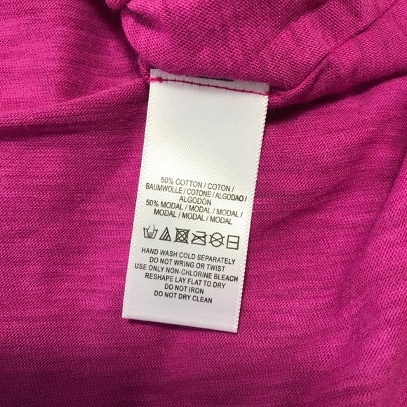 Free People Raspberry So Easy Tee (S) NWT - Picture 6 of 8